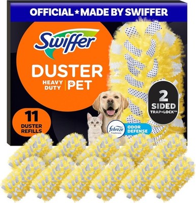 Swiffer 360 Dusters Multi Surface Pet Refills, Febreze Odor Defense, 11 Count