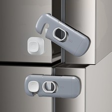 5Pack Child Proof Refrigerator Lock, Fridge Locks for Kids,with Adhesive,Chil...