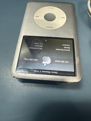 Apple iPod Classic 7th Generation 160GB -Silver A1238 (MC293LL) | eBay