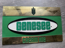 Genesee Cream Ale 1966 Plastic Wall-Mount Advertising Sign