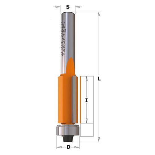 CMT 806.064.11 Flush Trim TCT 6.35mm Router Cutter Bit 1/4"" Shank