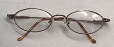 MARCHON 120 Disney Kids Children Eyeglasses 88 Mocha 45-17-120 Oval Silver Tone