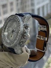 Breitling Super Avenger A13370 Chrono Auto 48mm Custom Dia Bezel/Lug/Case/Dial 3