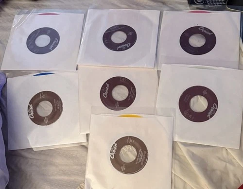 The Beatles 7- Various Colored 45 Jukebox Vinyl