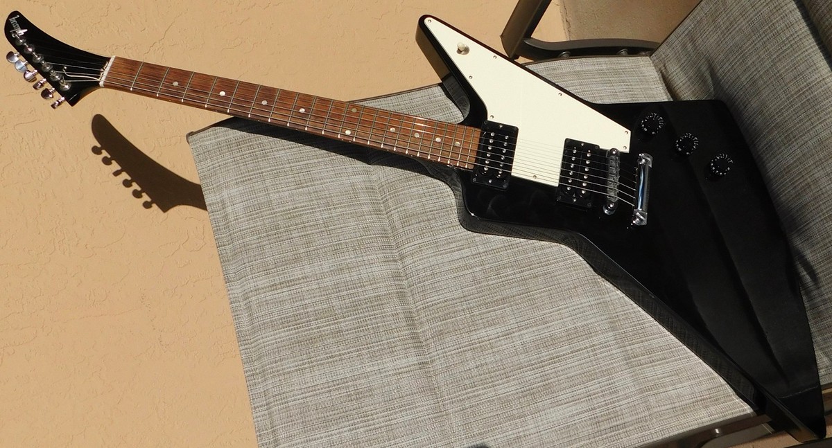 Gibson Explorer '76 Reissue Electric Guitar Ebony 2011 | eBay