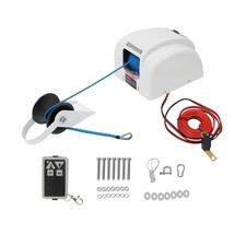 45LBS Marine Electric Anchor Winch, 12V Windlass Anchor Winch with Remote Con...