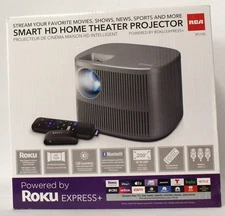 RCA Smart HD Home Theater Projector Powered by Roku Express+