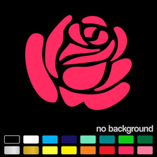 Elegant Rose Flower Decal Floral Vinyl Sticker For Car Window Laptop Tumbler