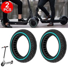 2x For Xiaomi M365 Solid Tyre Puncture Proof Electric Scooter Tyres 8.5" Tire