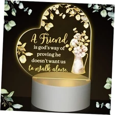  Acrylic Night Light Friend Gifts for Women Birthday Gifts for Her Friendship 