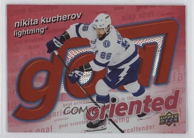 2025-26 Upper Deck Series 1 Goal Oriented Red 23/199 Nikita Kucherov #GO-20 0c3