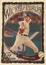 2025 Topps Allen & Ginter Wicked Curves WC-32 Sparky Lyle, New York Yankees