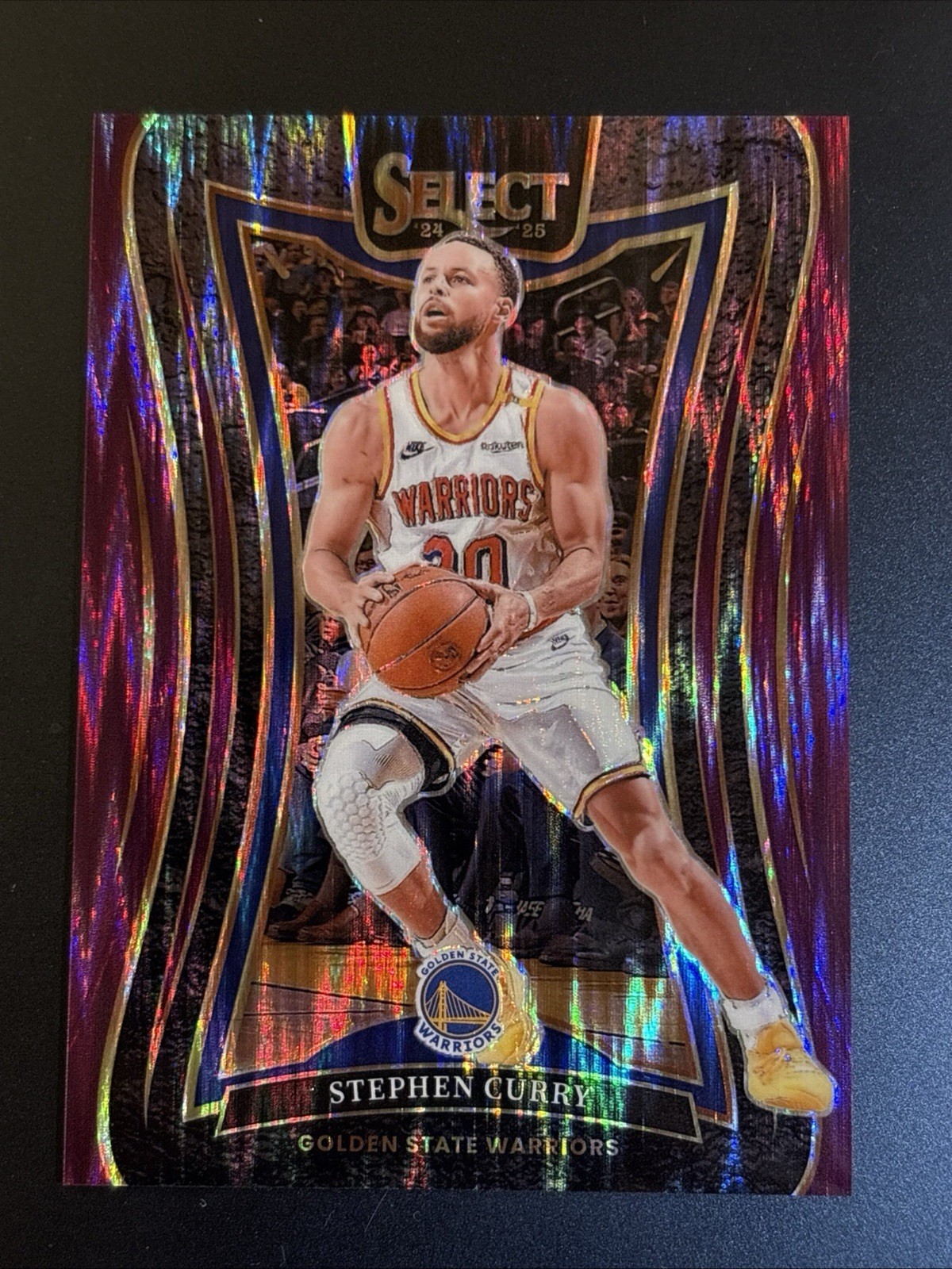 2024-25 Panini Select - Mezzanine Stephen Curry #346 Purple Flash Prizm /249