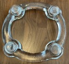 Staffan Gellerstedt 9.25” Pukeberg Glass Ice Ring Candle Holder MCM Sweden 1970 — photo 6