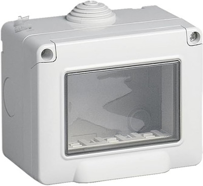 Vimar 0R14903 IP55 Pond Wall Enclosure Outdoor Box 3 Modules Flat