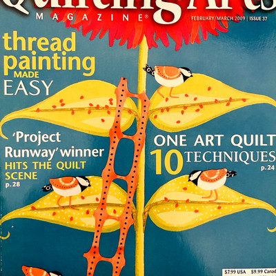 Thread Painting Made Easy Quilting Arts Mix Lot of 9 Magazines
