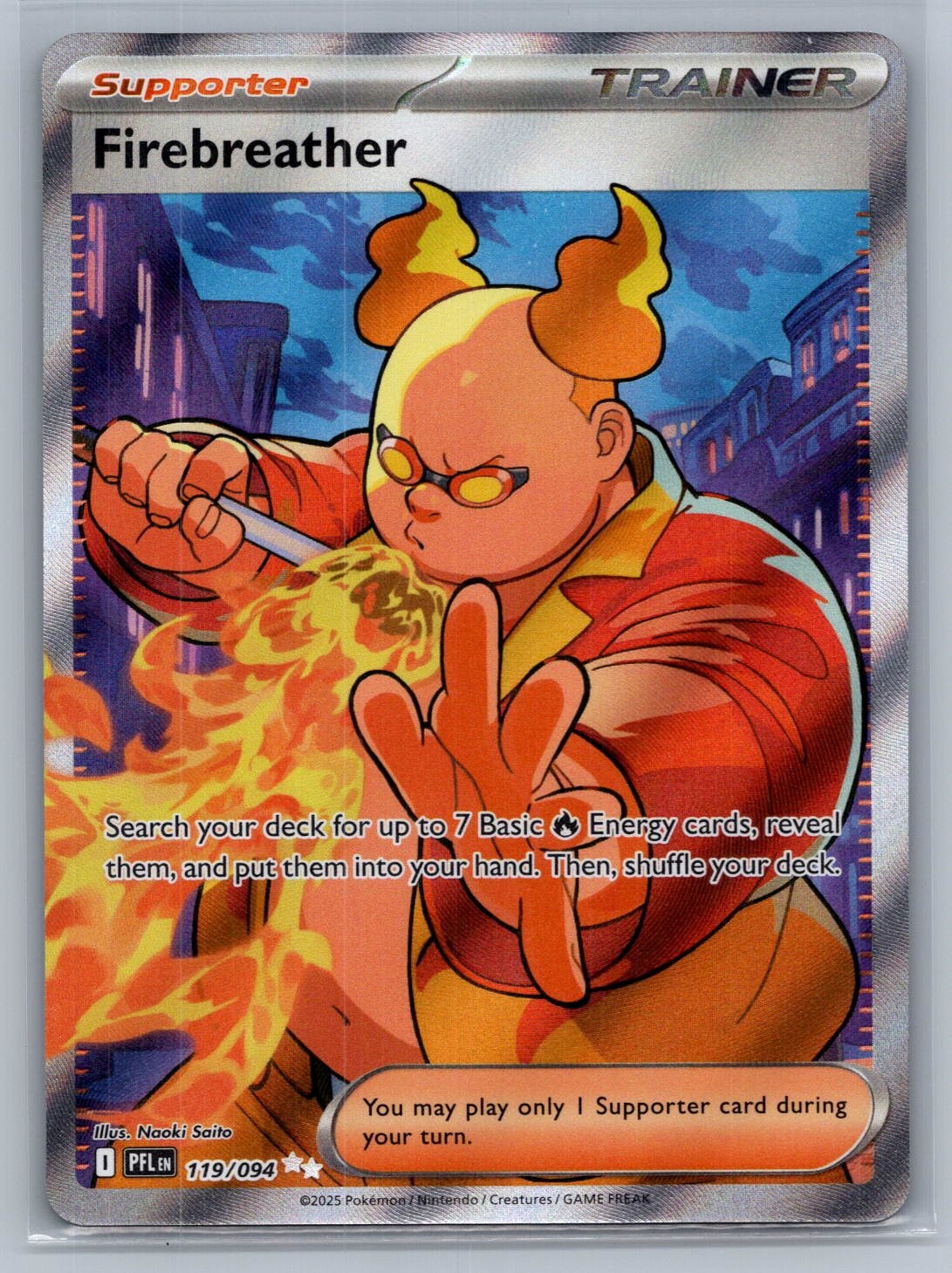 Firebreather - Ultra Rare ME02: Phantasmal Flames 119/094 NM