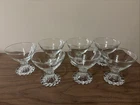 Vintage Anchor Hocking Boopie Bubble Bottom Glasses 3-1/2" Tall Set Of 7