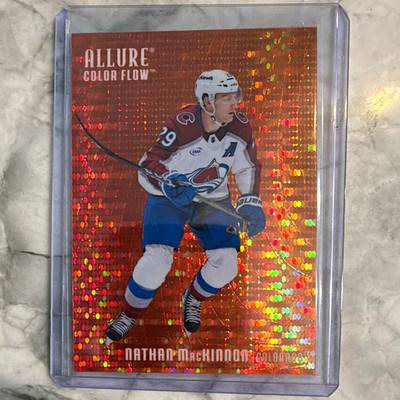 Upper Deck 2025-26 Allure Nathan MacKinnon Color Flow CF-20 Red-Orange /399