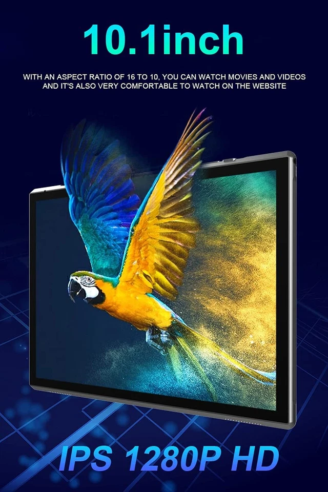 10 inch Tablet Android 15 Tablet PC, 10.1" Android Tablets DDR4 8GB RAM(5GB E... - Image 2 of 4