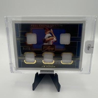 2023 Panini Three and Two Full Count Swatches Tim Hudson Gold /25 FCS-TH MEM