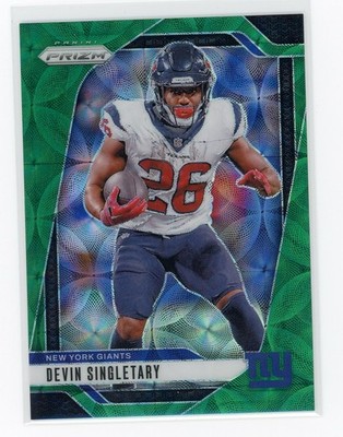 2024 Panini Prizm - Devin Singletary #213 Green Scope Prizm 13/75