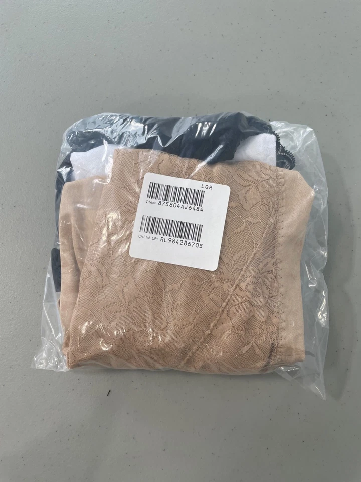 Paquete de 3 bragas cortas clásicas Rhonda Shear talla 1X negras blancas beige 651,6 Foto 4 de 4