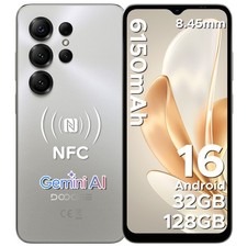 Cellulare DOOGEE Note56XPro senza contratto Android 16 32 GB + 128 GB 6,56" smartphone NFC