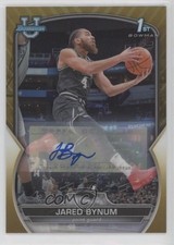 2022-23 Bowman U Chrome Prospect Gold Refractor 13/50 Jared Bynum #23 Auto 1b4j
