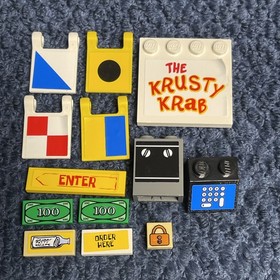 LEGO SpongeBob 3825 Krusty Krab 100% Complete W/Instructions Good Shape