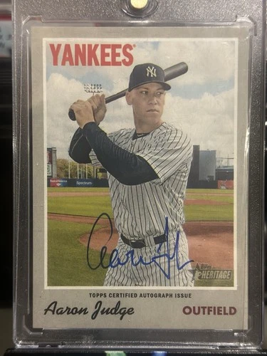 2019 Topps Heritage Real One Autographs Aaron Judge