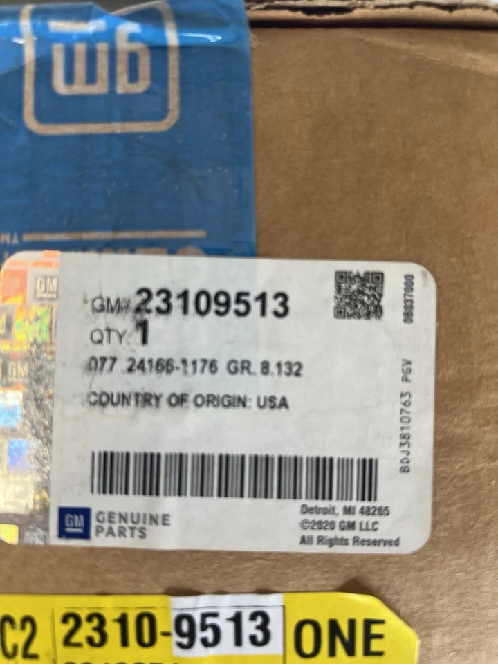 Nueva moldura rueda delantera izquierda genuina Chevy Corvette (2014-2019) OE 23109513 Foto 2 de 2