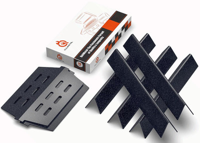 Genesis 300 Grill Parts,17.5'' Flavorizer Bars & Heat Deflectors, Porcelain Steel