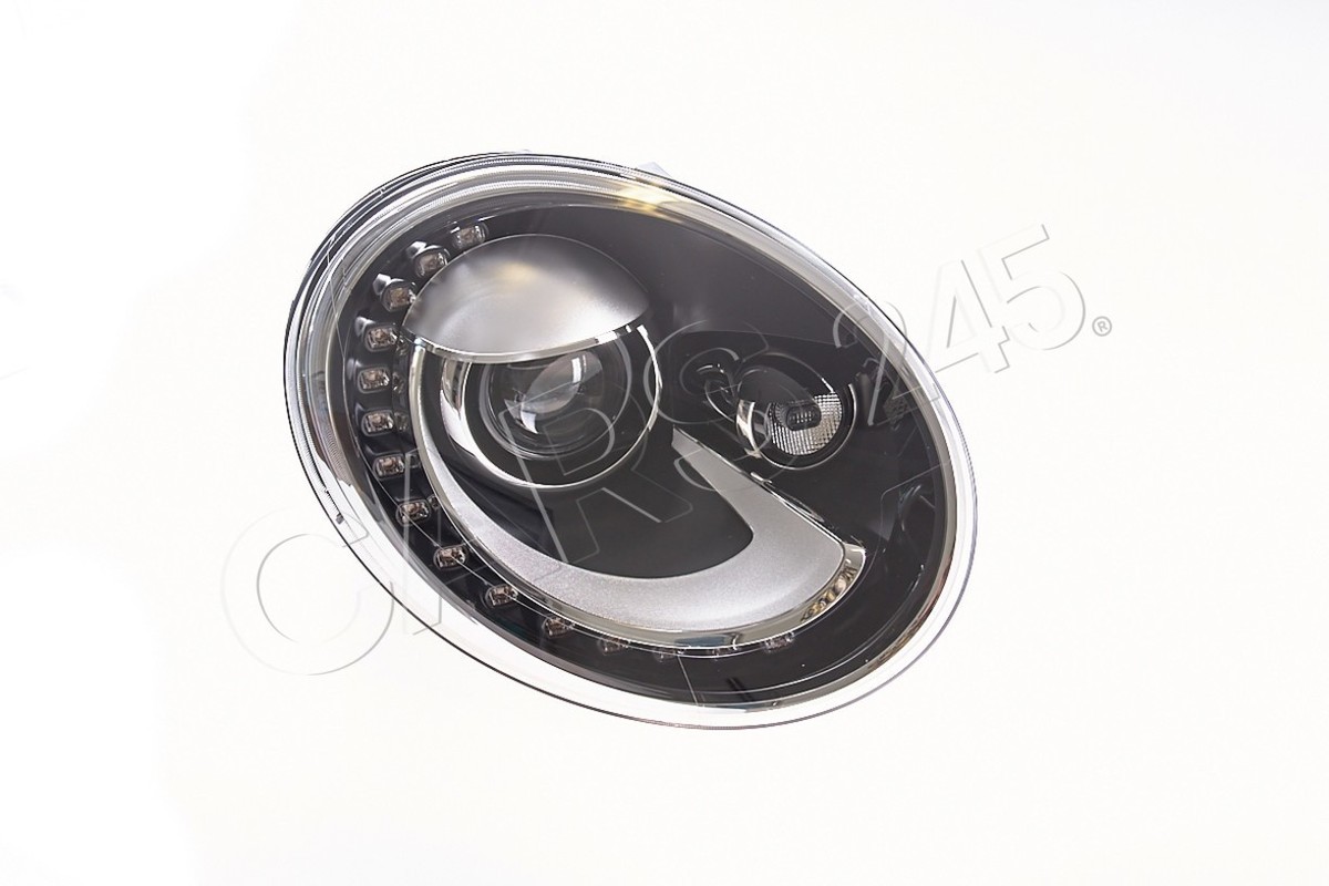 Genuine VW Beetle Gas Discharge Headlight With Led Modules Right