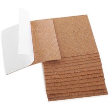 16 Pcs Self-Adhesive Cork Sheets Wall Corks Board Tiles with Strong Adhesive