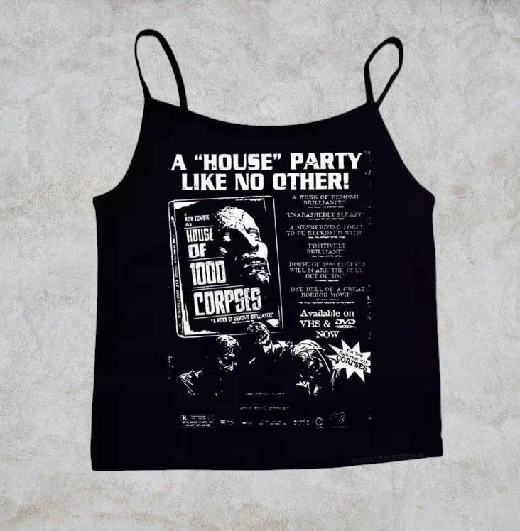 ALTRA Canotta donna vintage "Ho Party Like No Other" (media adatta come piccola)