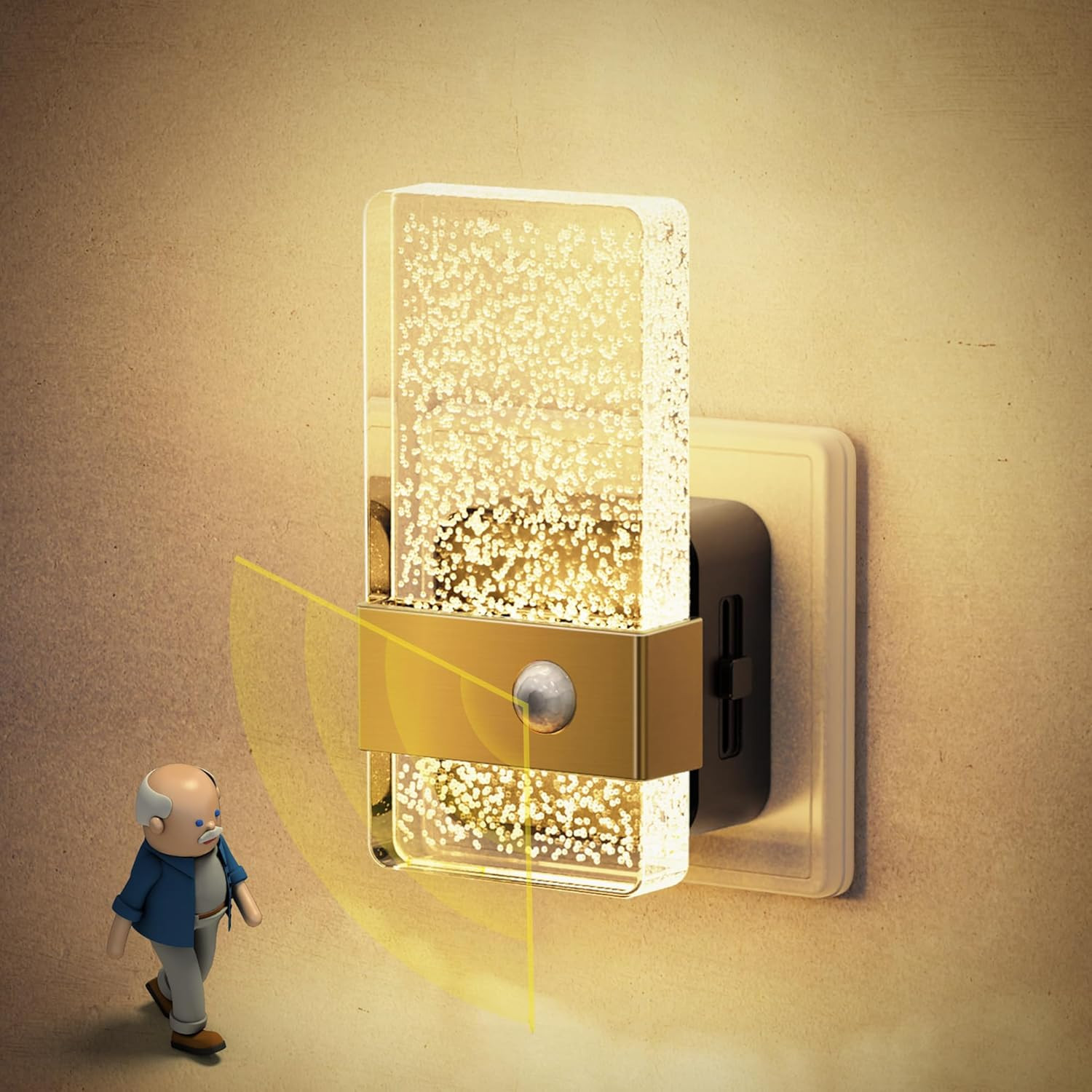 Luce Notturna LED Basso Consumo con Sensore Notte e Giorno