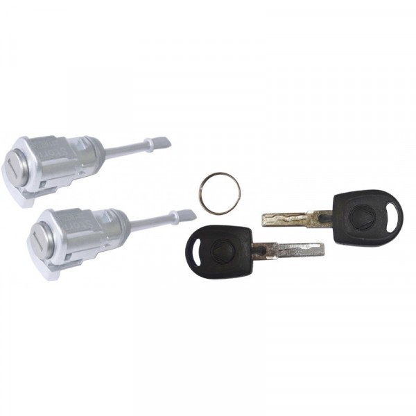 Barillet de Porte Avant Gauche avec Clé pour VW Caddy III Monospace