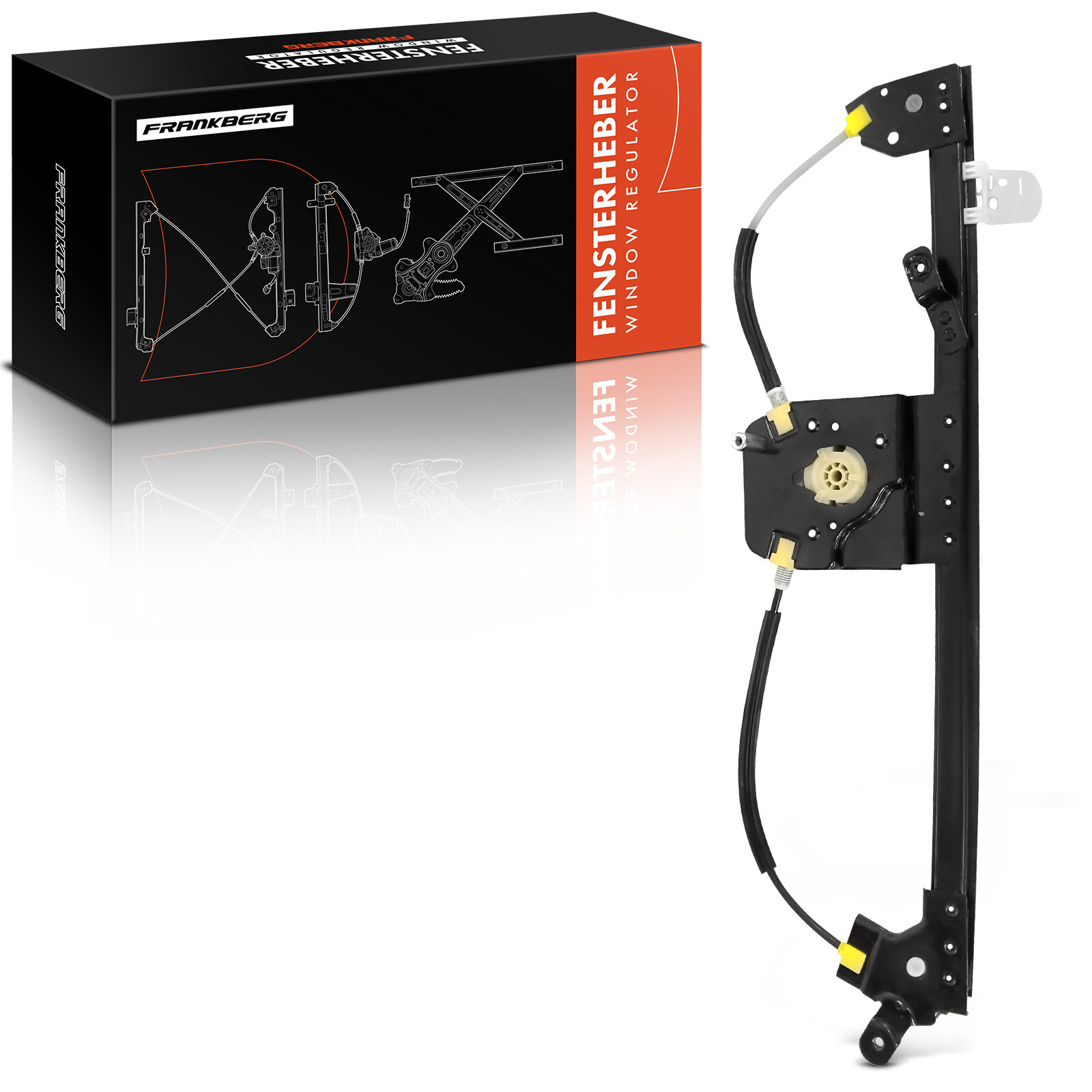 FRANKBERG Power Electric Window Regulator without Motor for Front Right