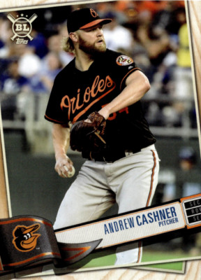 5 CARD LOT - 2019 Topps Big League - Andrew Cashner #213