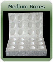 5 X�12 HOLE� MEDIUM POLYSTYRENE EGG BOXES HATCHING/INCUBATION CHICKEN