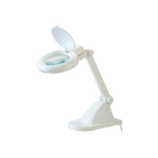 LENTE INGRANDIMENTO 3+8 DIOTTRIE PER LABORATORIO DA TAVOLO CON LAMPADA LED