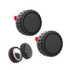 2-Pack Waterproof AirTag Stick-On Holder ,Screw-On Design,3M Tape Ultra-Durable