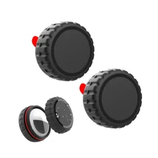 2-Pack Waterproof AirTag Stick-On Holder ,3M Tape Ultra-Durable, Screw-On Design