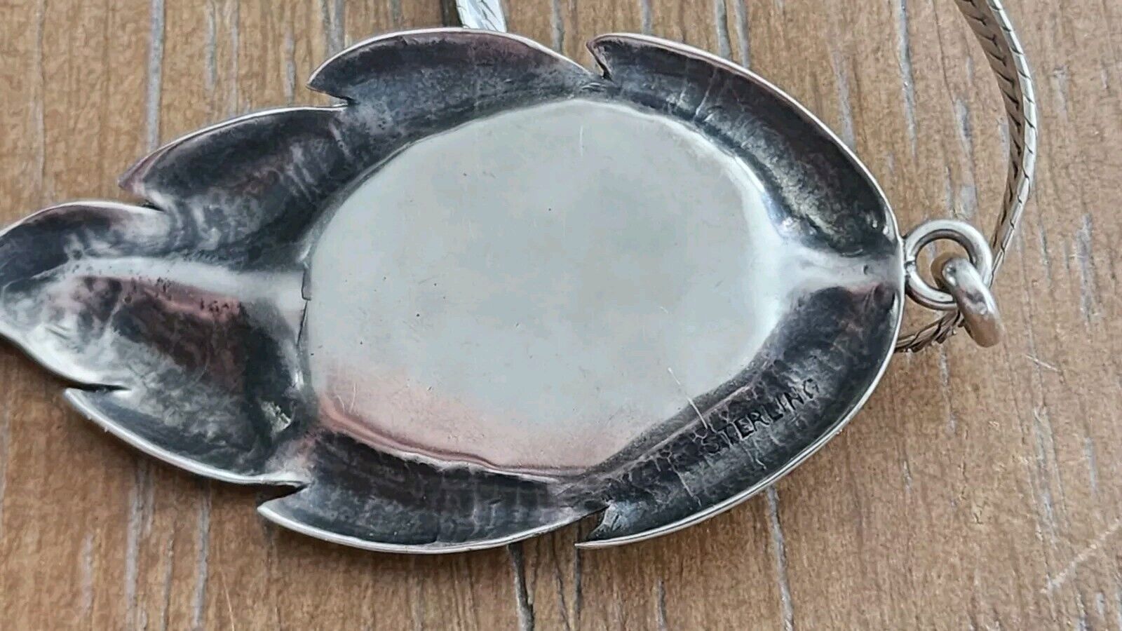 Sterling Silver Amethyst Intaglio Pendant Necklace - image 7