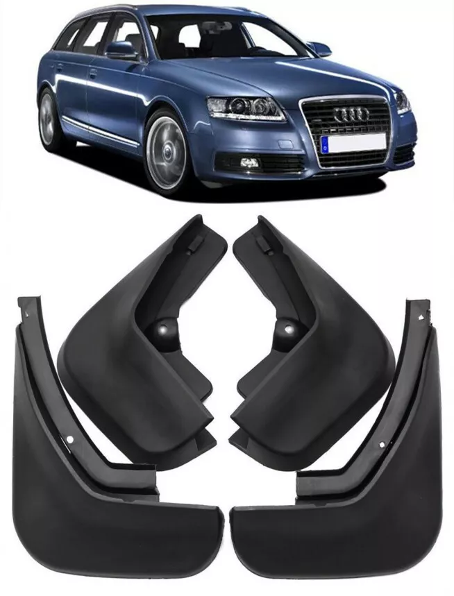 Genuine Molded Set Splash Guards Mud Flaps For 2005 2011 Audi A6