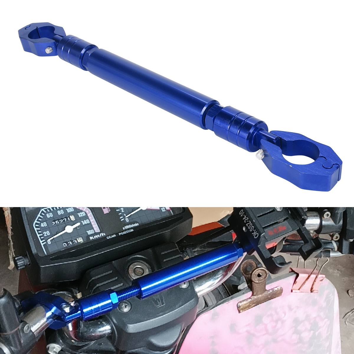 Motorcycle Balance Cross Bar Strength Lever Handlebar Universal