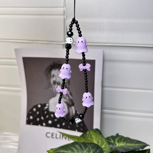 Acrylic Ghost Mobile Phone Chain Ghosts Cellphone Lanyard Y2K Accesories - 第 9/20 張圖片
