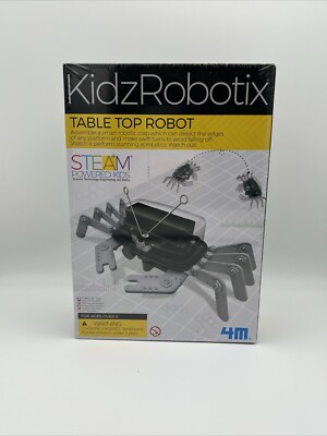 4M Kidz Robotix Table Top Robot Toys New Sealed Box STEAM Powered Kids Education