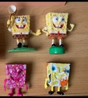 A Spongebob Squarepants Viacom Pink Nickelodeon Net Sponge - Set Lot